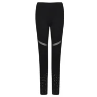 Spodnie sportowe damskie - Legginsy Panelowe Damskie - miniaturka - grafika 1