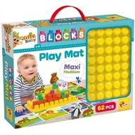 Klocki - Lisciani Cartiona Baby Mata edukacyjna z klockami - miniaturka - grafika 1