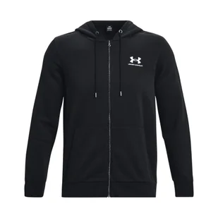 Bluza fitness męska Under Armour Essential Fleece Full Zip Hood - Bluzy sportowe męskie - miniaturka - grafika 1