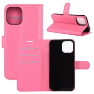 Etui i futerały do telefonów - Etui na telefon komórkowy Cover Wallet Bookstyle Case Bumper, Kolor: różowy, Wybierz model: Apple iPhone 12 Mini - miniaturka - grafika 1