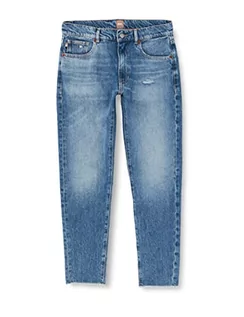 Spodnie damskie - BOSS Damskie spodnie jeansowe, medium blue, 29 - grafika 1