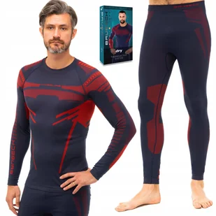 Bielizna TERMOAKTYWNA komplet męski termiczny BRUBECK DRY - L - Koszulki męskie - miniaturka - grafika 1