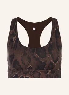 Sweaty Betty Biustonosz Sportowy Super Soft Reversible Yoga Model Dwustronny braun - Biustonosze - miniaturka - grafika 1