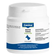 Pasze dla zwierząt - Tabletki Canina Biotin Forte 30tbl - miniaturka - grafika 1