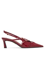 Sandały damskie - Steve Madden Sandały Liana SM11003386 Bordowy - miniaturka - grafika 1