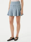 Spódnice - Morgan Spódnica jeansowa 261-JTALA Niebieski Regular Fit - miniaturka - grafika 1