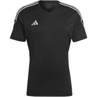Koszulki męskie - Koszulka męska adidas Tiro 23 League Jersey czarna HR4607-L - miniaturka - grafika 1