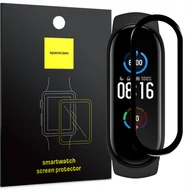 Akcesoria do smartwatchy - Pełne Szkło Hybrydowe Do Xiaomi MI Band 6 5 4 - miniaturka - grafika 1