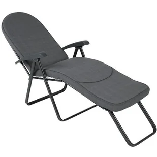 Poduszka na leżak PATIO Modena Oval H024-07PB Antracytowo-szary - Poduszki ogrodowe - miniaturka - grafika 1