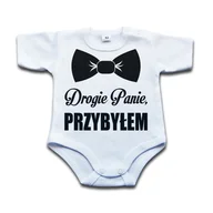 Body dla niemowląt - Body - Drogie Panie, PRZYBYŁEM - 98 kr - miniaturka - grafika 1