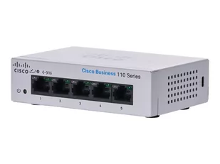 CISCO CBS110 Unmanaged 5-port GE Desktop Switch - Pozostałe akcesoria sieciowe - miniaturka - grafika 1