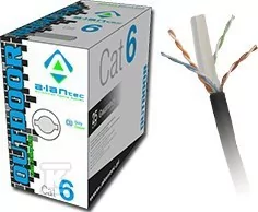 Przewód komputerowy ALANTEC UTP kabel 4x2x23AWG kat.6 OUTDOOR SUCHY - Kable miedziane - miniaturka - grafika 1