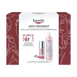 Eucerin Anti-Pigment Zestaw: serum przeciw przebarwieniom + żel oczyszczający do twarzy - Zestawy kosmetyków damskich - miniaturka - grafika 1