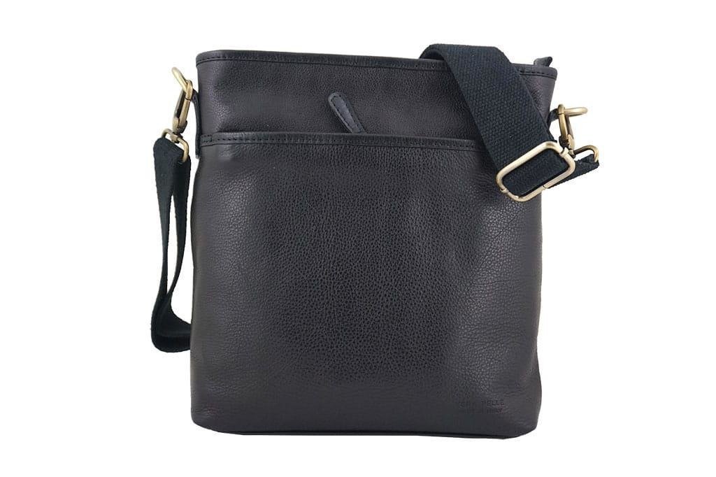 Barberini's, Torba męska skórzana włoska, czarny