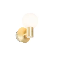 Lampy ścienne - QAZQA Nowoczesna lampa ścienna złota IP44 - Cederic Up - miniaturka - grafika 1