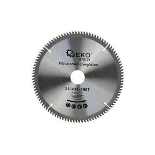 Tarcza do aluminium z widią 210x32mmx100T Geko - Tarcze do pił - miniaturka - grafika 1