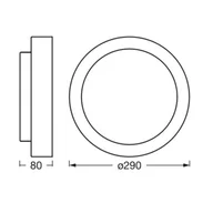 Lampy sufitowe - Ledvance Orbis Madrid sufitowa drewniany dekor - miniaturka - grafika 1
