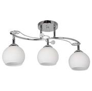 Lampy sufitowe - Inne LAMPA sufitowa VEN W-A 1523/3 metalowa OPRAWA z kryształkami glamour chrom biała VEN W-A 1523/3 - miniaturka - grafika 1