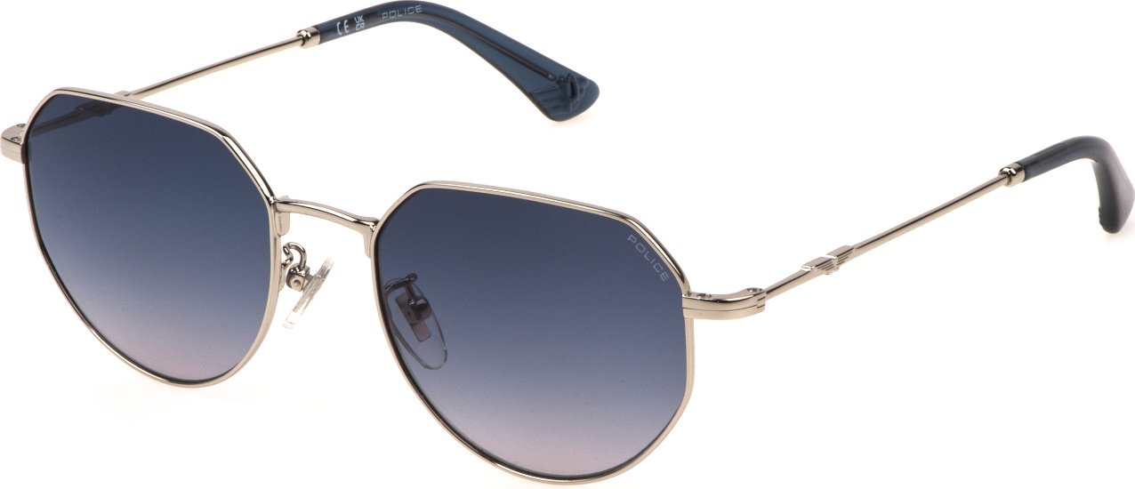 Okulary przeciwsłoneczne męskie Police SPLN30 0579 PALLADIO LUCIDO TOTALE 52/19/145