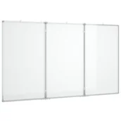 Tablice interaktywne - vidaXL Tablica magnetyczna, składana, 120x100x1,7 cm, aluminiowa - miniaturka - grafika 1