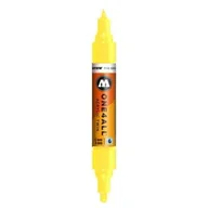 Kredki, ołówki, pastele i pisaki - Marker akrylowy Molotow One4All Acrylic Twin neon yellow fluo 220 - miniaturka - grafika 1
