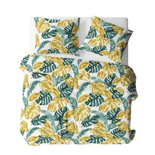 Poszewka z kory 70x80 biała zielona żółta liście Bielawa KARO - Poszewki na poduszki Poszewka z kory 70x80 biała zielona żółta liście Bielawa KARO - Poszewki na poduszki - miniaturka - grafika 1