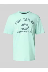 T-shirt o kroju regular fit z czystej bawełny - Tom Tailor - Koszulki męskie - miniaturka - grafika 1
