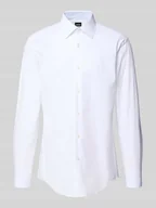 Koszule męskie - Koszula biznesowa o kroju slim fit z mieszanki bawełny model ‘H-HANK’ - miniaturka - grafika 1