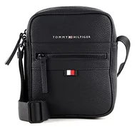 Torby męskie - Tommy Hilfiger Torba męska Essential Mini Reporter, czarna, Czarny, rozmiar uniwersalny - miniaturka - grafika 1