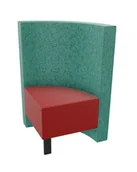 Lady recepcyjne - Siedzisko z oparciem SNAKE SK E + SK RE - miniaturka - grafika 1