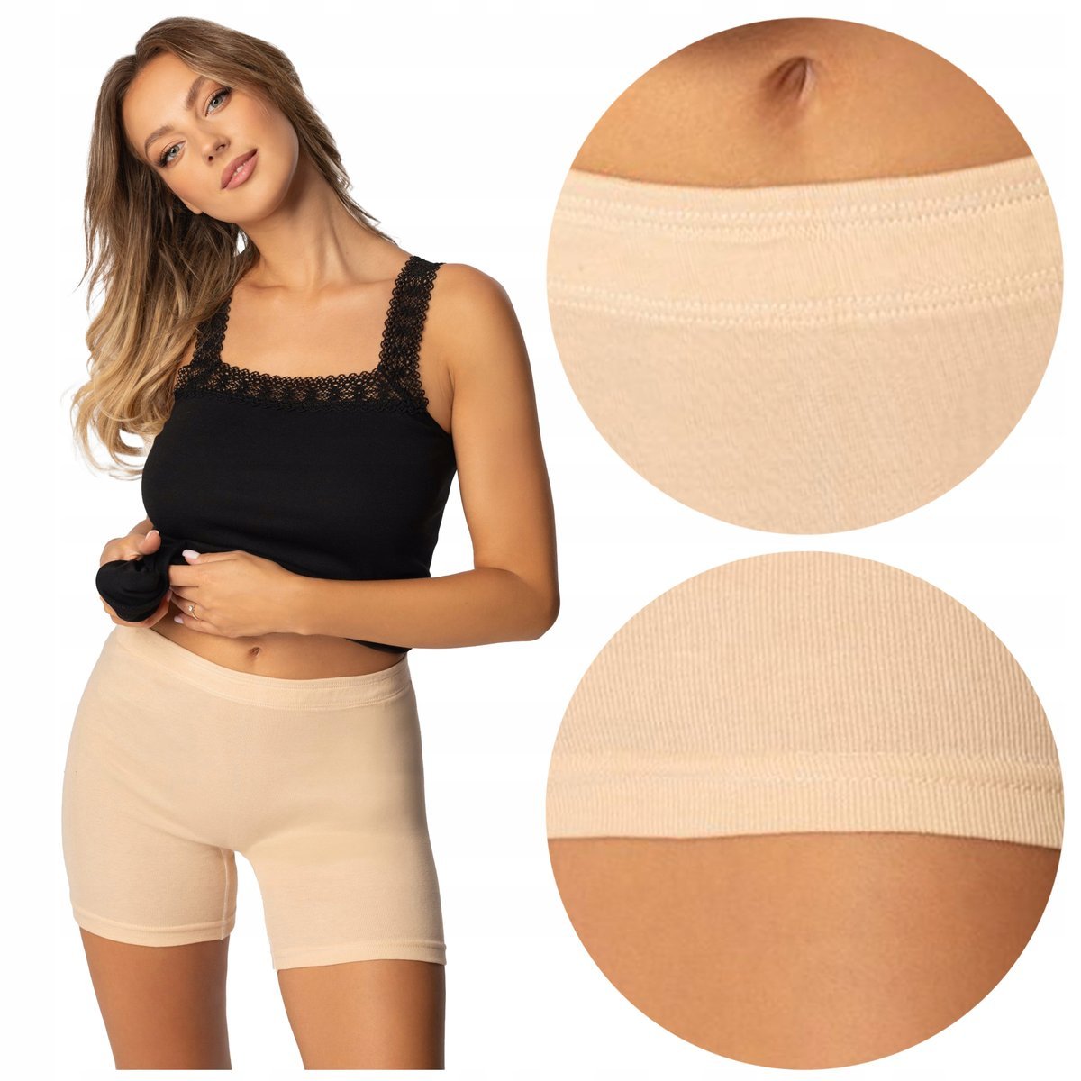 Bawełniane BERMUDY Spodenki Pantalony Reformy Majtki POLSKA MARKA r. 3XL