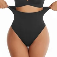 Majtki damskie - MAJTKI MODELUJĄCE DAMSKIE WYSOKIE STRINGI BEZSZWOWE NYLONOWE DLA KOBIET - miniaturka - grafika 1