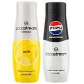 Syropy i koncentraty owocowe - 2x Syrop SODASTREAM TONIC TONIK + PEPSI MAX BEZ CUKRU Koncentrat do Wody - miniaturka - grafika 1