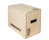 Pozostały sprzęt i akcesoria do ćwiczeń - Skrzynia drewniana plyometryczna UNDERFIT 50x40x30 cm - miniaturka - grafika 1