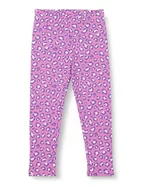 Legginsy - SALT AND PEPPER Dziewczęce legginsy Leo AOP, fioletowy, 134 cm - miniaturka - grafika 1