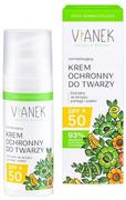 Kremy do twarzy - Vianek Normalizujący krem ochronny do twarzy SPF50 50ml - miniaturka - grafika 1