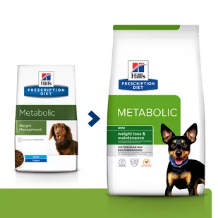 HILL'S PD Prescription Diet Metabolic Mini Canine 1kg - Sucha karma dla psów - miniaturka - grafika 3