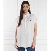 Koszule damskie - POLO RALPH LAUREN Lniana koszula | Relaxed fit - miniaturka - grafika 1