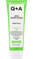 Peelingi do ciała - Q+A Exfoliator AHA - Wygładzający peeling do ciała z kwasami 250ml - miniaturka - grafika 1