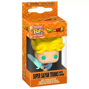 Funko POP Keychain: Dragon Ball Super - Super Saiyan Trunks (with Sword) - Figurki dla dzieci - miniaturka - grafika 1