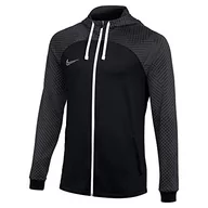 Kurtki męskie - Nike Męska kurtka M Nk Df Strk Hd Trk Jkt K, czarna/antracytowa/biała, DH8768-011, 2XL - miniaturka - grafika 1