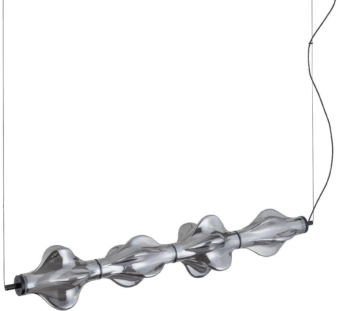 Ledowa podłużna lampa wisząca Elva 18217 LED 30W 3000K grafitowy