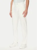 Spodnie męskie - Blend Spodnie materiałowe 20718408 Biały Regular Fit - miniaturka - grafika 1