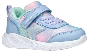 Geox B Sprintye Girl D buty typu sneakersy niemowlęce dziewczęce, Kolor: wielokolorowy, 24 EU - Buty dla dziewczynek - miniaturka - grafika 1