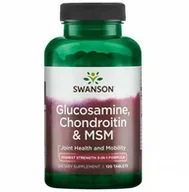 Suplementy diety - Glucosamine, Chondroitin & MSM (120 tabl.) - miniaturka - grafika 1