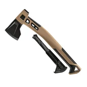 Noże - Gerber - Siekierka survivalowa z przybornikiem w chwycie Bushcraft Hatchet - Coyote - 31-003789 - 013658161429 - miniaturka - grafika 1