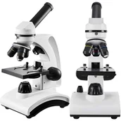 Mikroskopy i lupy - RENEW FORCE Mikroskop Mikro Makro 40-64x Naukowy Edukacyjny Szkolny SD507 - miniaturka - grafika 1