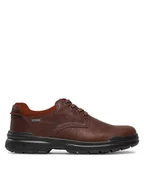 Półbuty męskie - Clarks Półbuty Rockie WalkGtx GORE-TEX 261734657 Brązowy - miniaturka - grafika 1