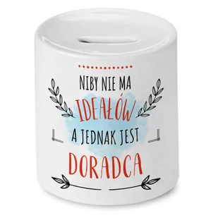Skarbonka Dla Doradcy na Urodziny na Prezent z Nadrukiem ze Zdjęciem + Opakowanie na prezent (wzór 04) - Skarbonki - miniaturka - grafika 1