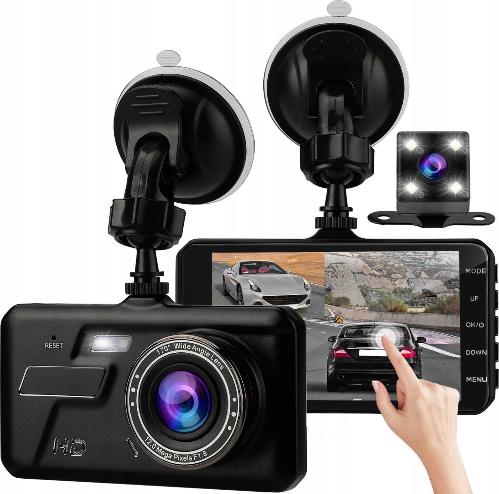 MARK1 Wideorejestrator FULL HD do auta W07